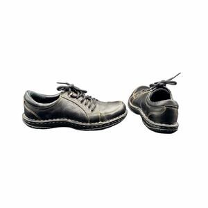 Born Black Leather Lace Up Comfort Shoes Women’s 7 Casual Walking
Oxford